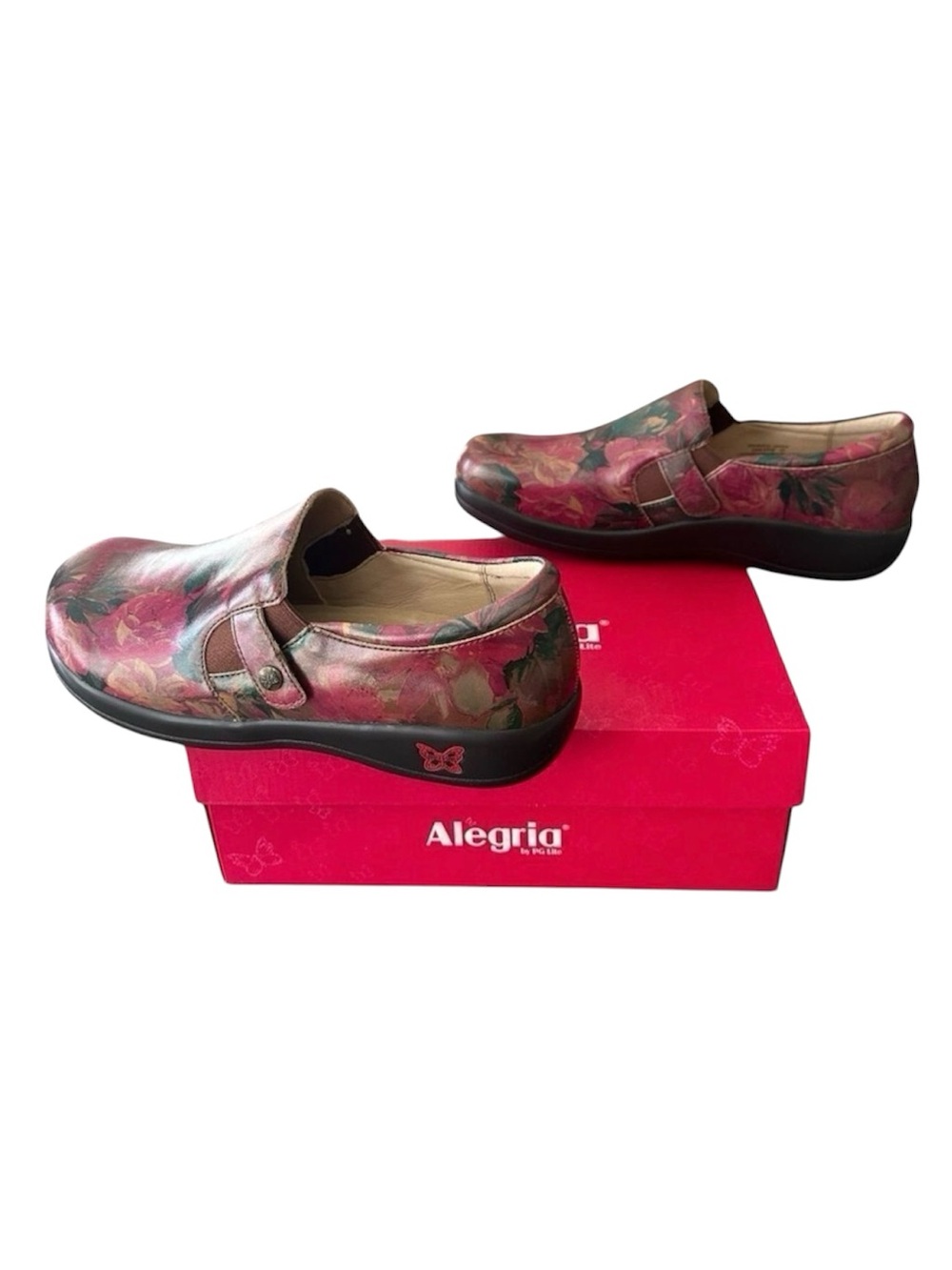 Alegria Kara Southern Romance Floral Clogs Comfort Shoes EU 42 US 11.5-12 - Picture 4 of 9